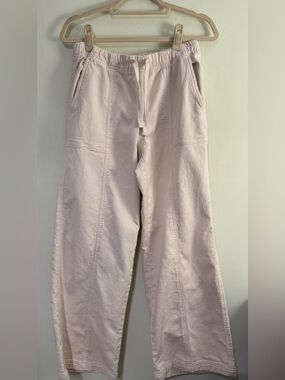 Aerie Cream Pull On Wide Leg Pants M Regular